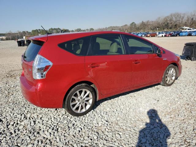 JTDZN3EUXD3218604 - 2013 TOYOTA PRIUS V RED photo 3