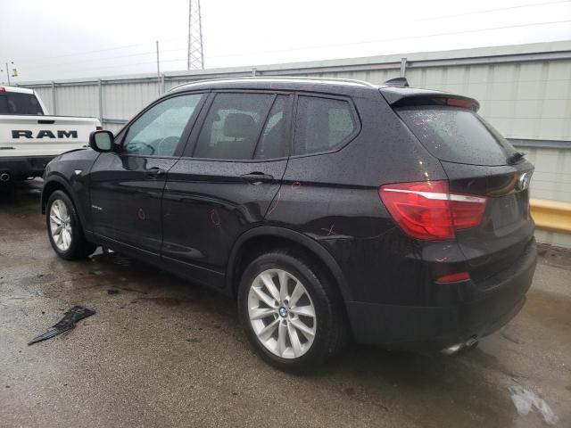 5UXWX9C51D0D08318 - 2013 BMW X3 XDRIVE28I BLACK photo 2