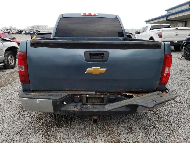 2GCEK13M171562606 - 2007 CHEVROLET SILVERADO K1500 CREW CAB BLUE photo 6