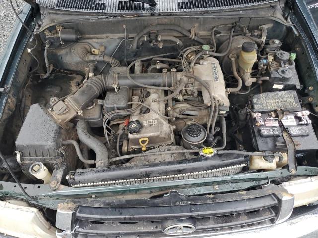 4TAVL52N6WZ119528 - 1998 TOYOTA TACOMA XTRACAB GREEN photo 11