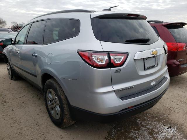 1GNKRFKD6HJ199148 - 2017 CHEVROLET TRAVERSE LS SILVER photo 2