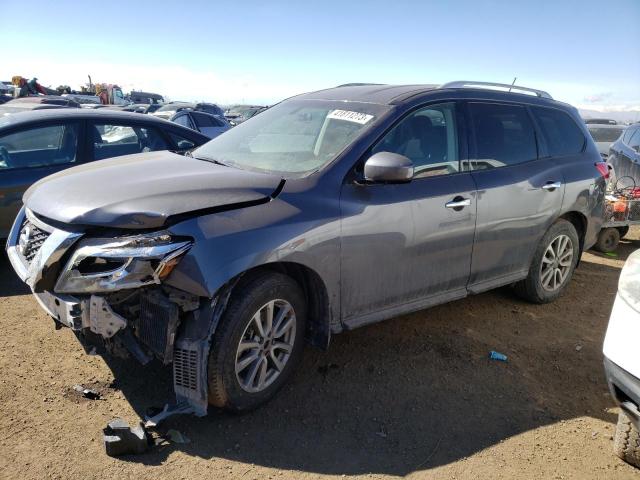 5N1AR2MM8EC726032 - 2014 NISSAN PATHFINDER S GRAY photo 1