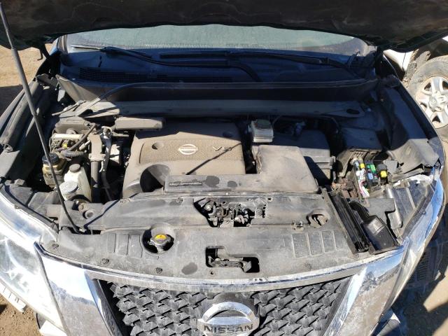 5N1AR2MM8EC726032 - 2014 NISSAN PATHFINDER S GRAY photo 12