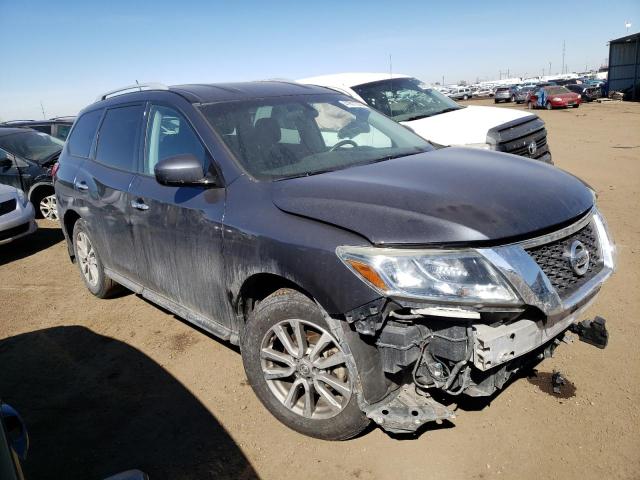 5N1AR2MM8EC726032 - 2014 NISSAN PATHFINDER S GRAY photo 4