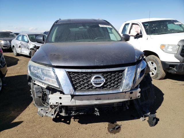 5N1AR2MM8EC726032 - 2014 NISSAN PATHFINDER S GRAY photo 5