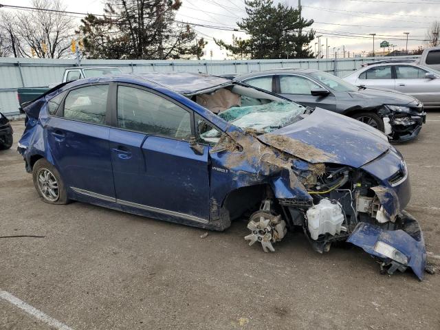 JTDKN3DU2B0306466 - 2011 TOYOTA PRIUS BLUE photo 4