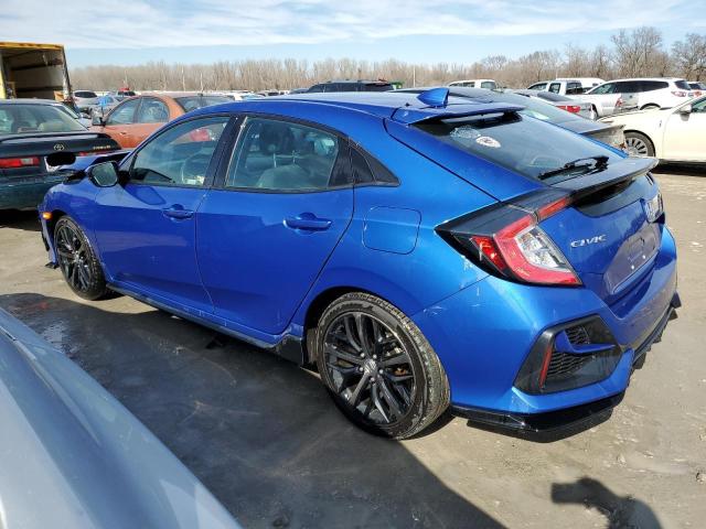 SHHFK7H48LU226005 - 2020 HONDA CIVIC SPORT 蓝色 照片 2
