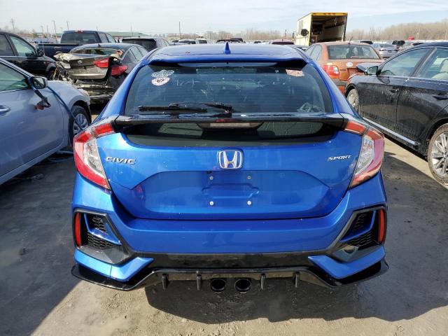 SHHFK7H48LU226005 - 2020 HONDA CIVIC SPORT BLUE photo 6