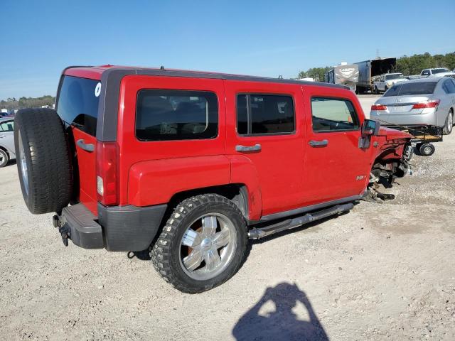 5GTDN136468116751 - 2006 HUMMER H3 RED photo 3