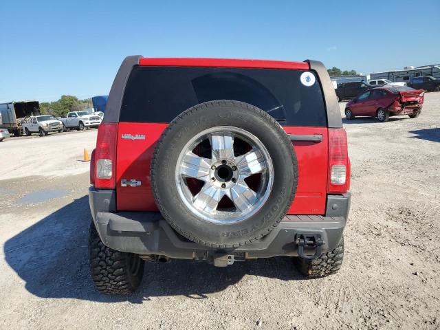 5GTDN136468116751 - 2006 HUMMER H3 RED photo 6