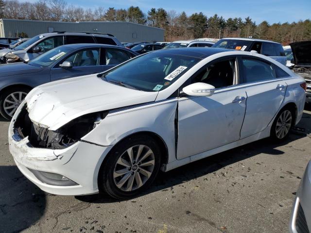 5NPEC4AC2EH835976 - 2014 HYUNDAI SONATA SE WHITE photo 1