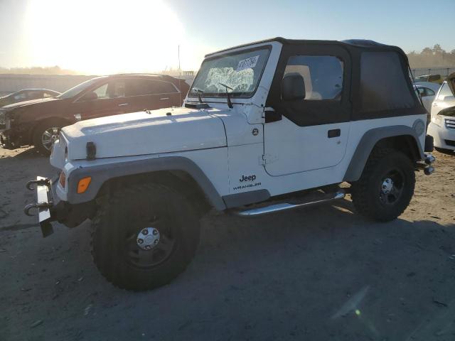 1J4FA29195P377191 - 2005 JEEP WRANGLER SE WHITE photo 1