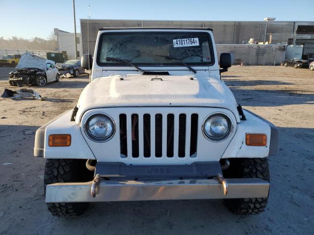 1J4FA29195P377191 - 2005 JEEP WRANGLER SE WHITE photo 5