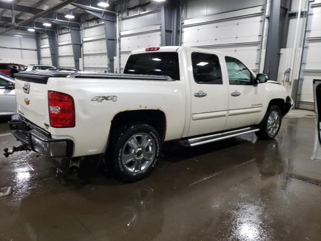 3GCPKTE74DG227919 - 2013 CHEVROLET 1500 K1500 LTZ WHITE photo 3