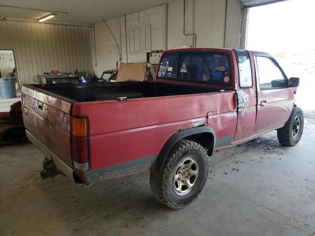 1N6HD16Y8LC319172 - 1990 NISSAN D21 KING CAB RED photo 3