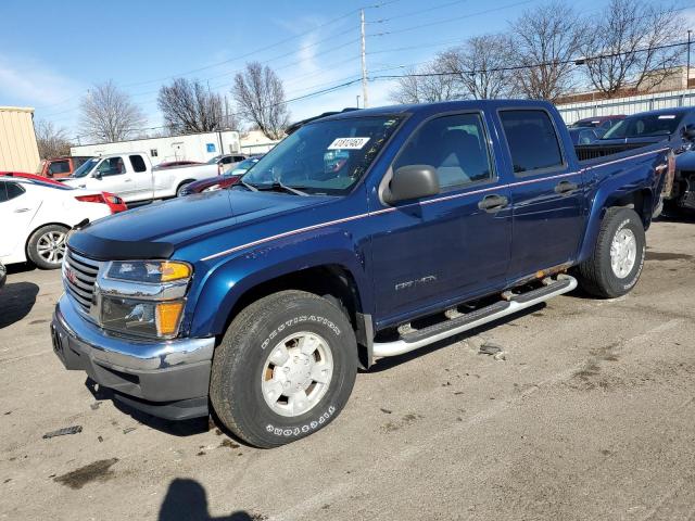 1GTDT136048217957 - 2004 GMC CANYON BLUE photo 1