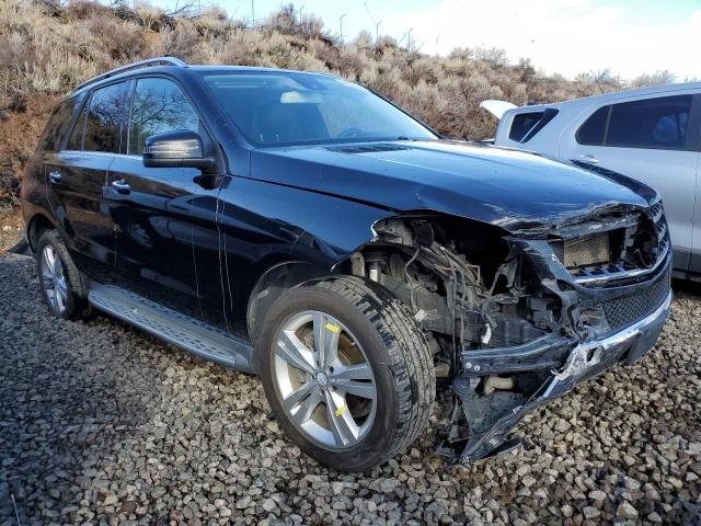 4JGDA5HBXEA405295 - 2014 MERCEDES-BENZ ML 350 4MATIC BLACK photo 4
