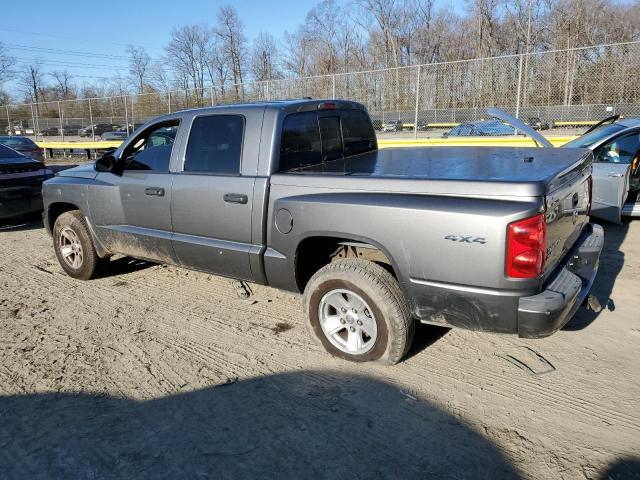 1D7HW48N88S599549 - 2008 DODGE DAKOTA QUAD SLT GRAY photo 2