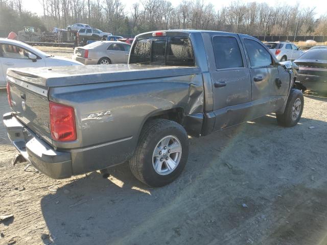 1D7HW48N88S599549 - 2008 DODGE DAKOTA QUAD SLT GRAY photo 3