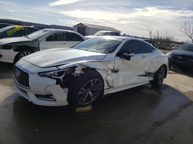 JN1EV7EK4JM343112 - 2018 INFINITI Q60 LUXE 300 WHITE photo 1