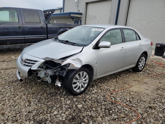 2T1BU4EE6DC016062 - 2013 TOYOTA COROLLA BASE SILVER photo 1