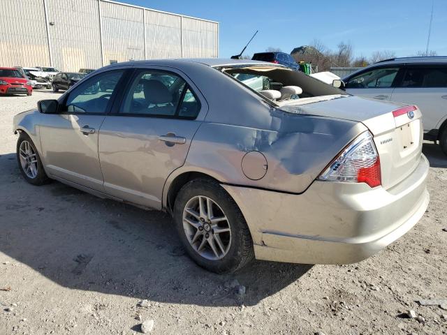 3FAHP0GA3AR371349 - 2010 FORD FUSION S BEIGE photo 2