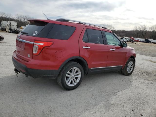 1FMHK7D84CGA96082 - 2012 FORD EXPLORER XLT RED photo 3