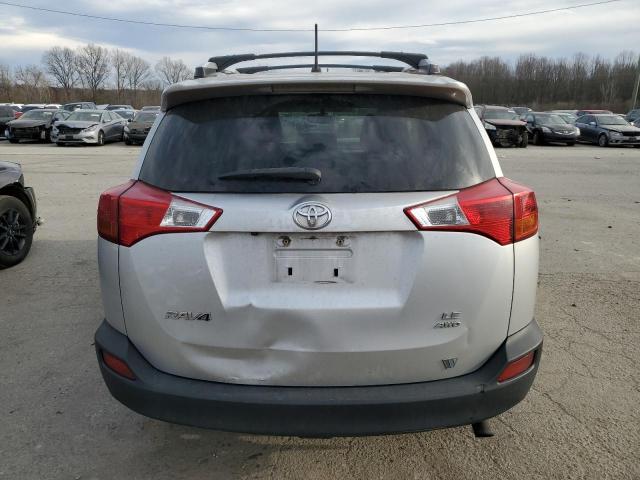 JTMBFREV2ED054285 - 2014 TOYOTA RAV4 LE SILVER photo 6