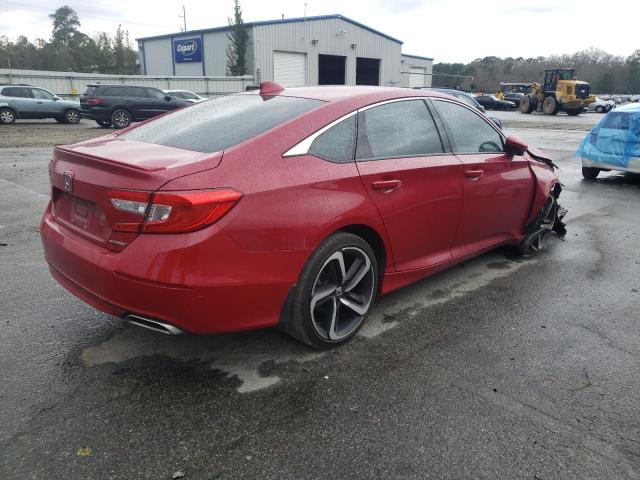 1HGCV1F33KA101120 - 2019 HONDA ACCORD SPORT BURGUNDY photo 3
