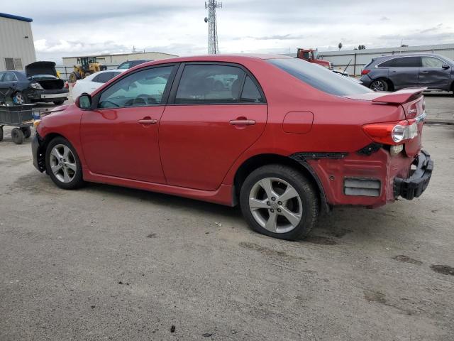 2T1BU4EE2CC780957 - 2012 TOYOTA COROLLA BASE RED photo 2