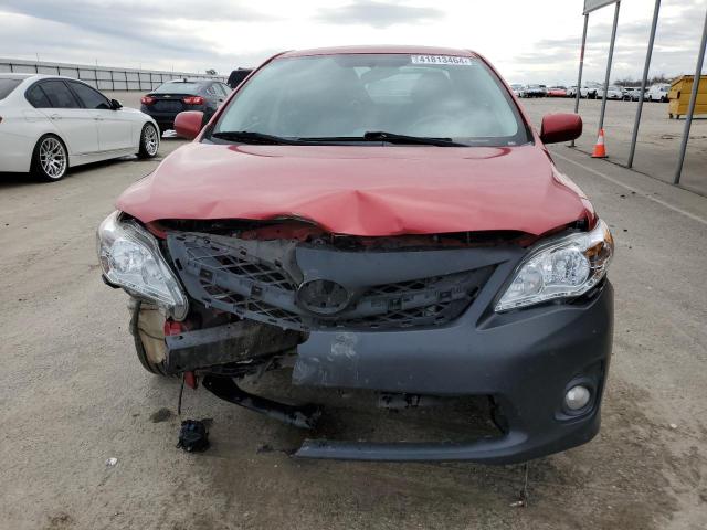 2T1BU4EE2CC780957 - 2012 TOYOTA COROLLA BASE RED photo 5