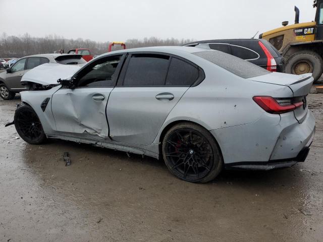 WBS33AY0XMFL23692 - 2021 BMW M3 COMPETITION GRAY photo 2