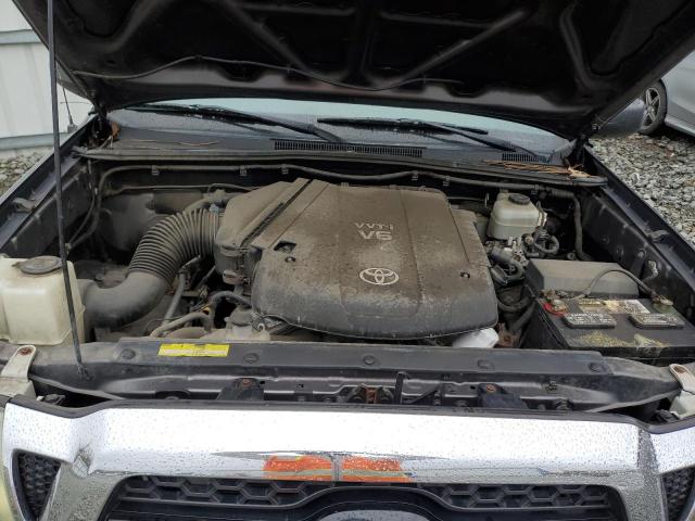 5TFUU4EN3BX010842 - 2011 TOYOTA TACOMA ACCESS CAB გრაფიტი ფოტო 11
