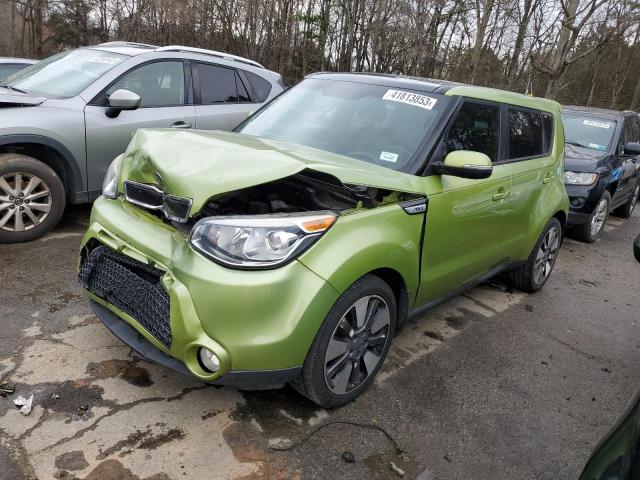 KNDJX3A5XE7724076 - 2014 KIA SOUL ! GREEN photo 1