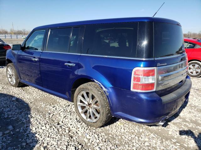 2FMGK5D8XEBD35824 - 2014 FORD FLEX LIMITED BLUE photo 2