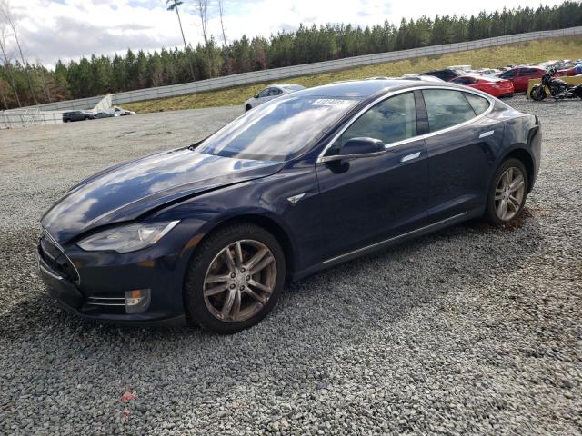 5YJSA1CN2DFP26503 - 2013 TESLA MODEL S Կապույտ լուսանկար 1