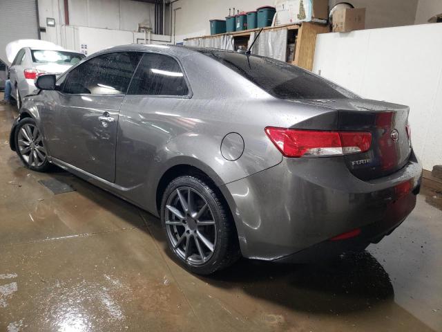 KNAFW6A39D5745002 - 2013 KIA FORTE SX GRAY photo 2