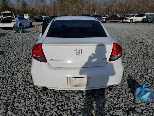 1HGCS2B80CA010257 - 2012 HONDA ACCORD EXL WHITE photo 6