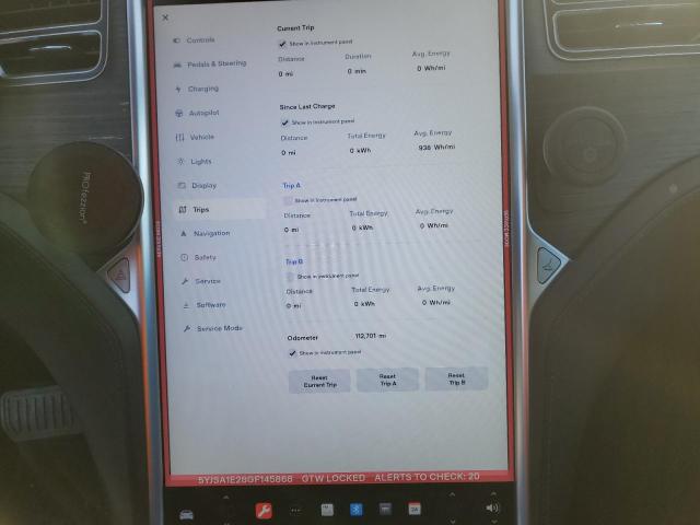 5YJSA1E28GF145868 - 2016 TESLA MODEL S ნაცრისფერი ფოტო 9