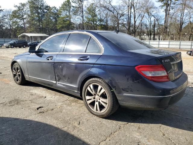 WDDGF81X68F143444 - 2008 MERCEDES-BENZ C 300 4MATIC BLUE photo 2