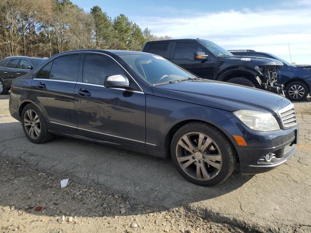 WDDGF81X68F143444 - 2008 MERCEDES-BENZ C 300 4MATIC BLUE photo 4