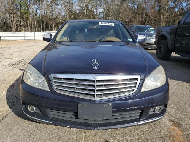 WDDGF81X68F143444 - 2008 MERCEDES-BENZ C 300 4MATIC BLUE photo 5