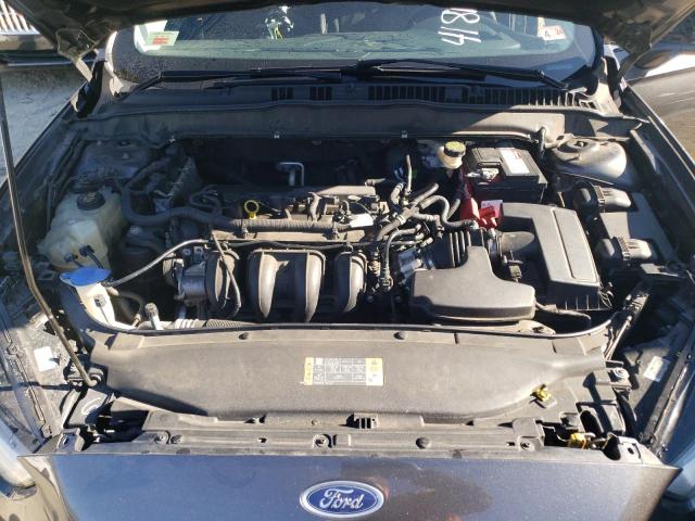 3FA6P0H70GR374356 - 2016 FORD FUSION SE GRAY photo 11