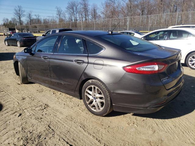 3FA6P0H70GR374356 - 2016 FORD FUSION SE GRAY photo 2