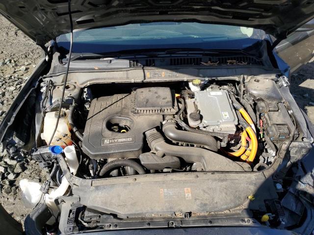 3FA6P0LU3LR105162 - 2020 FORD FUSION SE GRAY photo 11