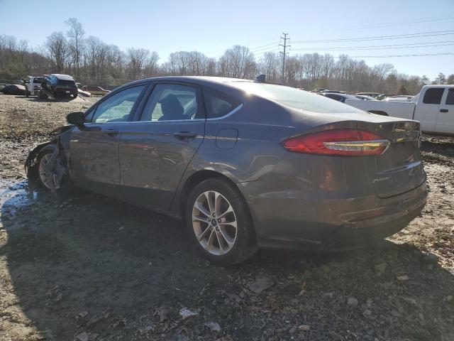 3FA6P0LU3LR105162 - 2020 FORD FUSION SE GRAY photo 2