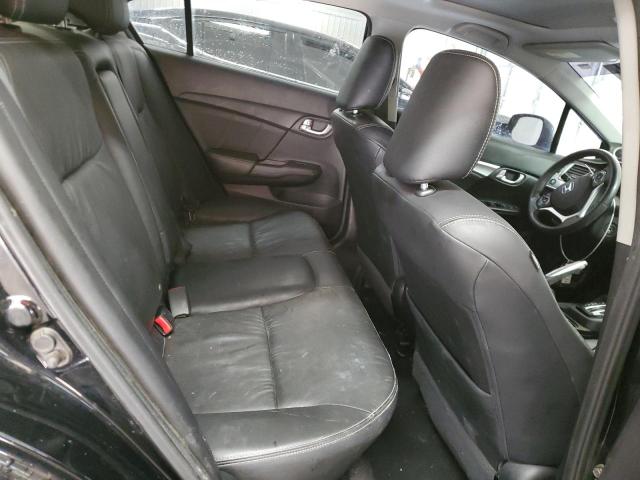 19XFB2F93DE031455 - 2013 HONDA CIVIC EXL შავი ფოტო 10