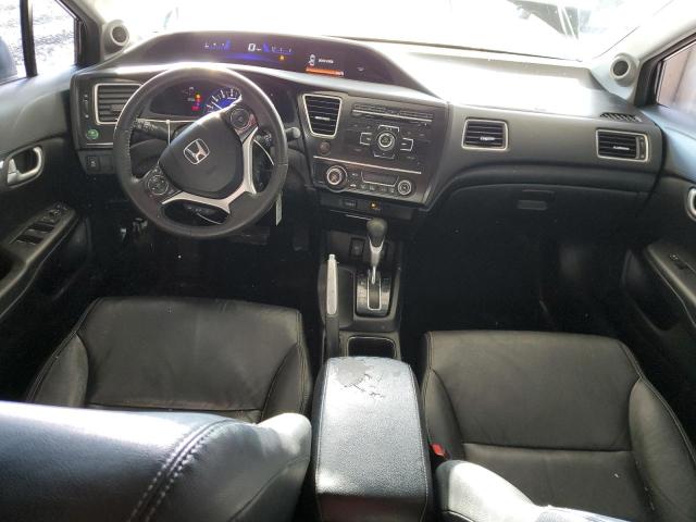 19XFB2F93DE031455 - 2013 HONDA CIVIC EXL შავი ფოტო 8
