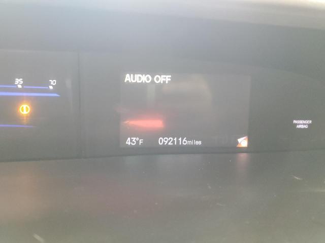 19XFB2F93DE031455 - 2013 HONDA CIVIC EXL შავი ფოტო 9