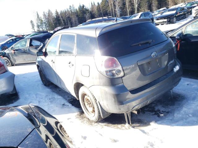 2T1KR32E25C854302 - 2005 TOYOTA COROLLA MA XR GRAY photo 2